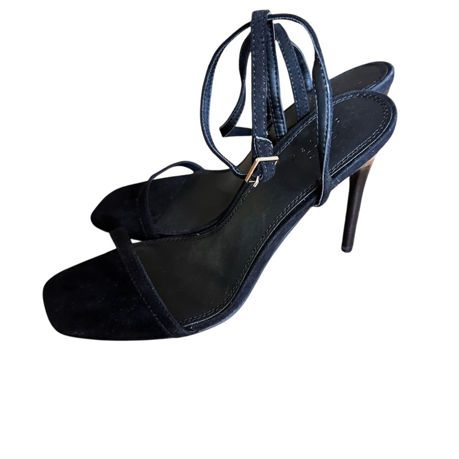 Asos ASOS Minimalist Strappy Heels - Size 7 - Black - NWOT Size US 7 / IT 37 - 2 Thumbnail