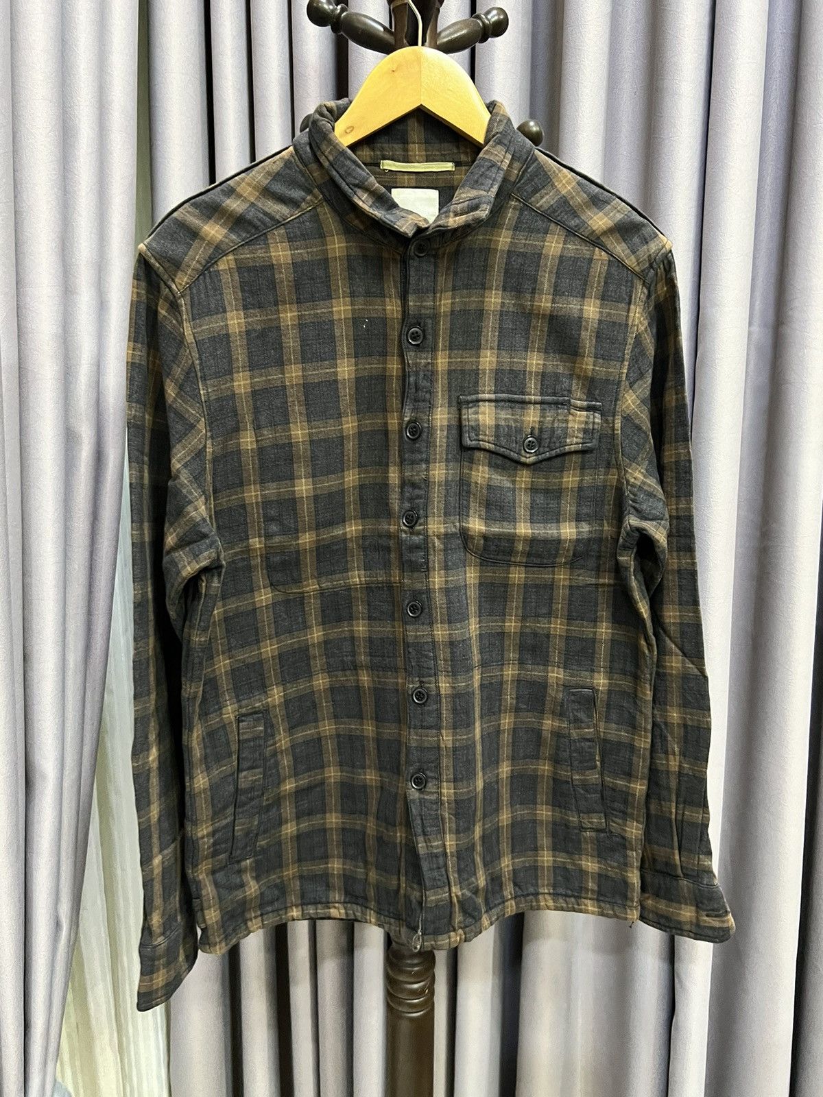 image of Global Work Flannel in Dark Brown, Men's (Size Medium)