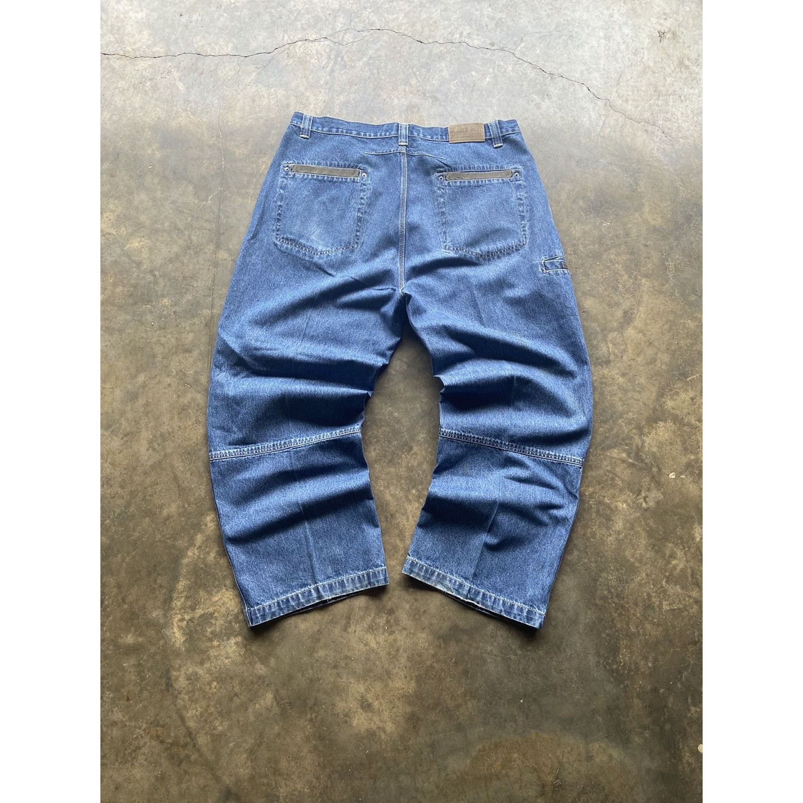 Bugle Boy × Vintage Crazy Vintage Baggy 90’s Wide Leg Bugle Boy Skater Jeans USA Size US 38 / EU 54 - 1 Thumbnail