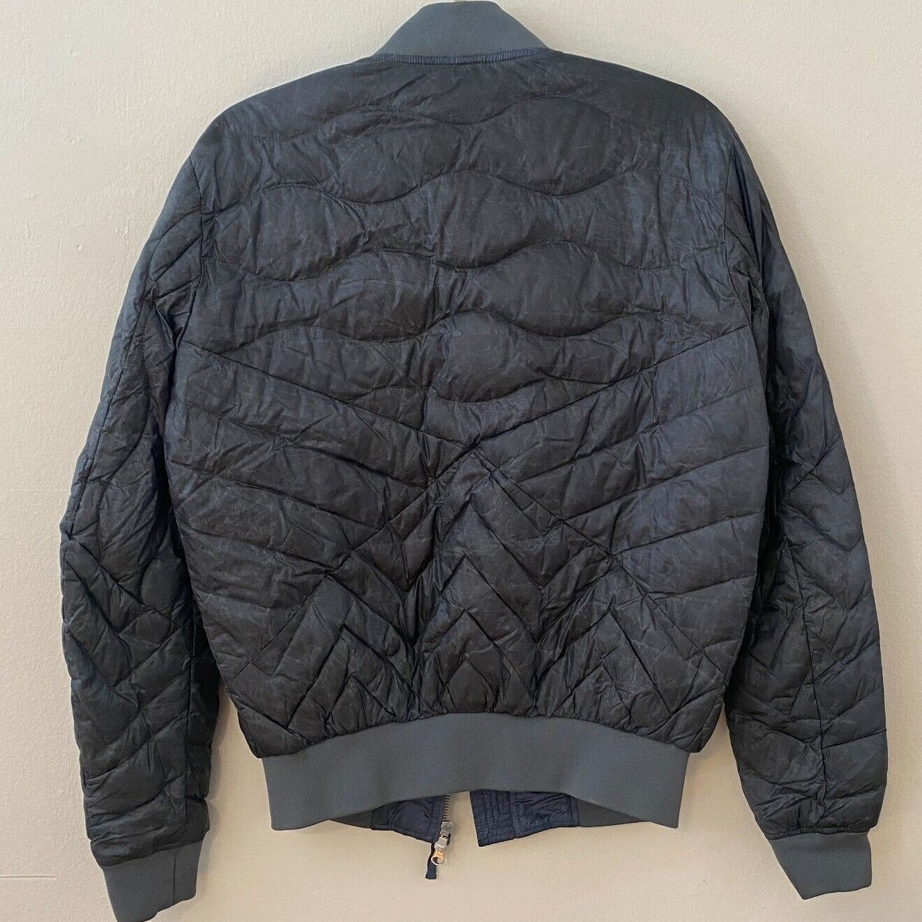 Other Blauer Nylolite Blue Gray Quilted Down Bomber Jacket Coat M Size M / US 6-8 / IT 42-44 - 2 Thumbnail