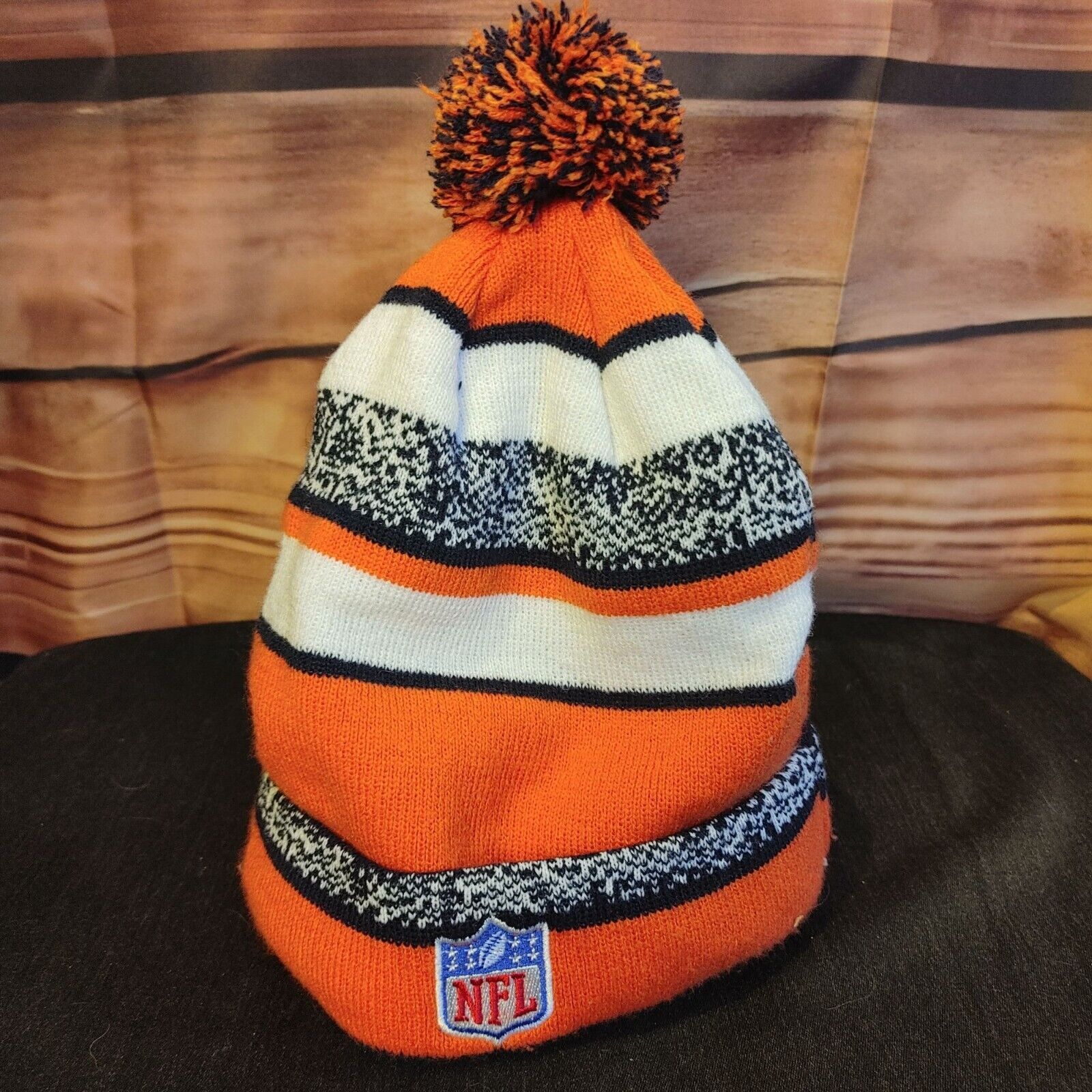 NFL NFL New Era Denver Bronco's Football Wool Knitted Orange Bea Size ONE SIZE - 3 Thumbnail