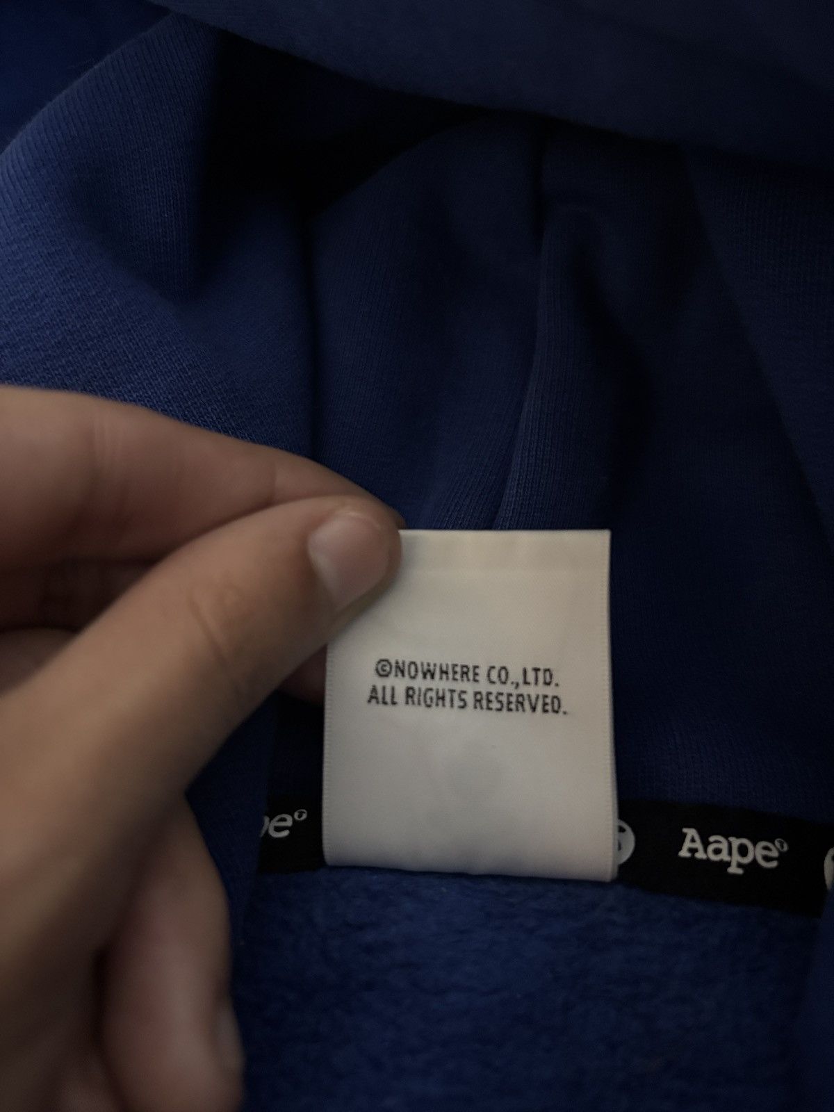 Aape × Bape Aape Blue Sweater Size US M / EU 48-50 / 2 - 6 Thumbnail