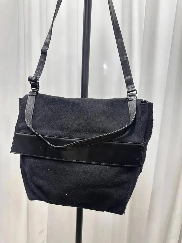 Yohji Yamamoto Yohji Yamamoto Leather Joint Shoulder Bag Size ONE SIZE - 2 Thumbnail