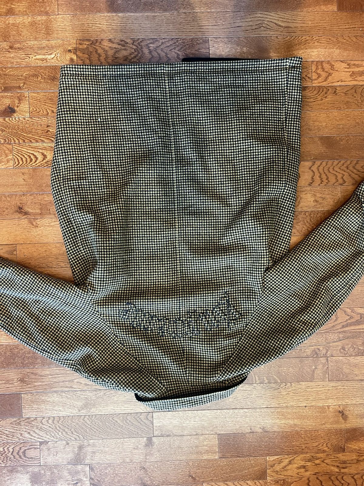 Supreme Reversible Houndstooth Overcoat