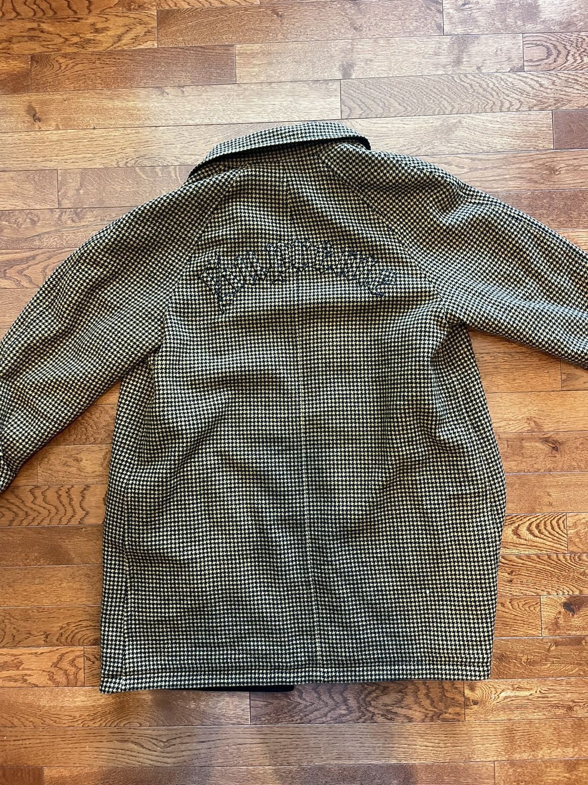 Supreme Supreme Reversible Houndstooth Overcoat Size US L / EU 52-54 / 3 - 7 Thumbnail