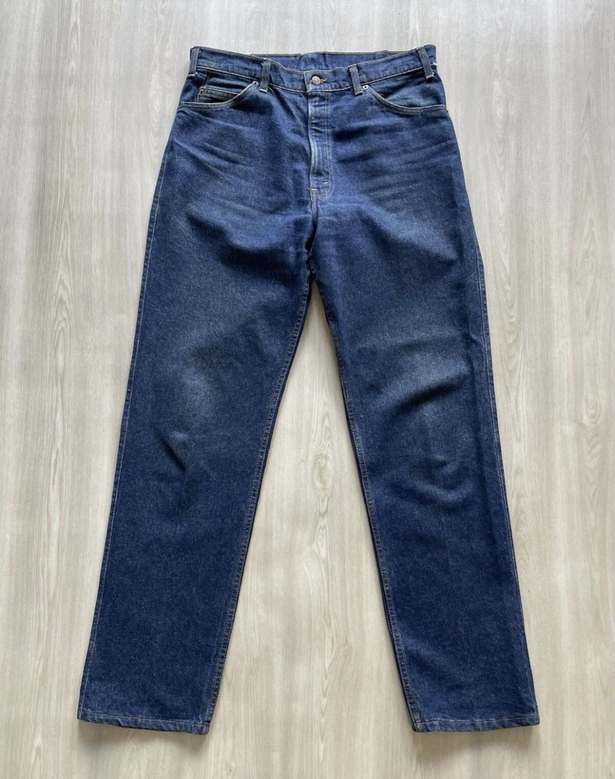 Levi's Vintage 80s 540 Levis Leather Tab Jeans Sz 36x34 Made In USA Size US 35 - 6 Thumbnail