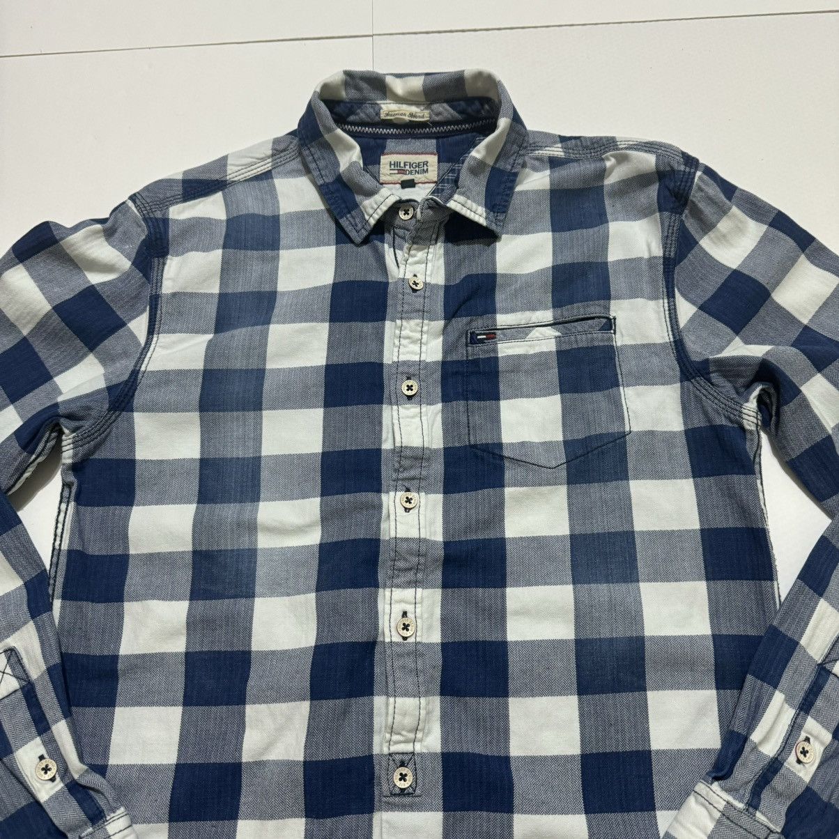 Tommy Hilfiger TOMMY HILFIGER Denim Men’s Shirt Thick Flannel Button Up Size US S / EU 44-46 / 1 - 2 Thumbnail