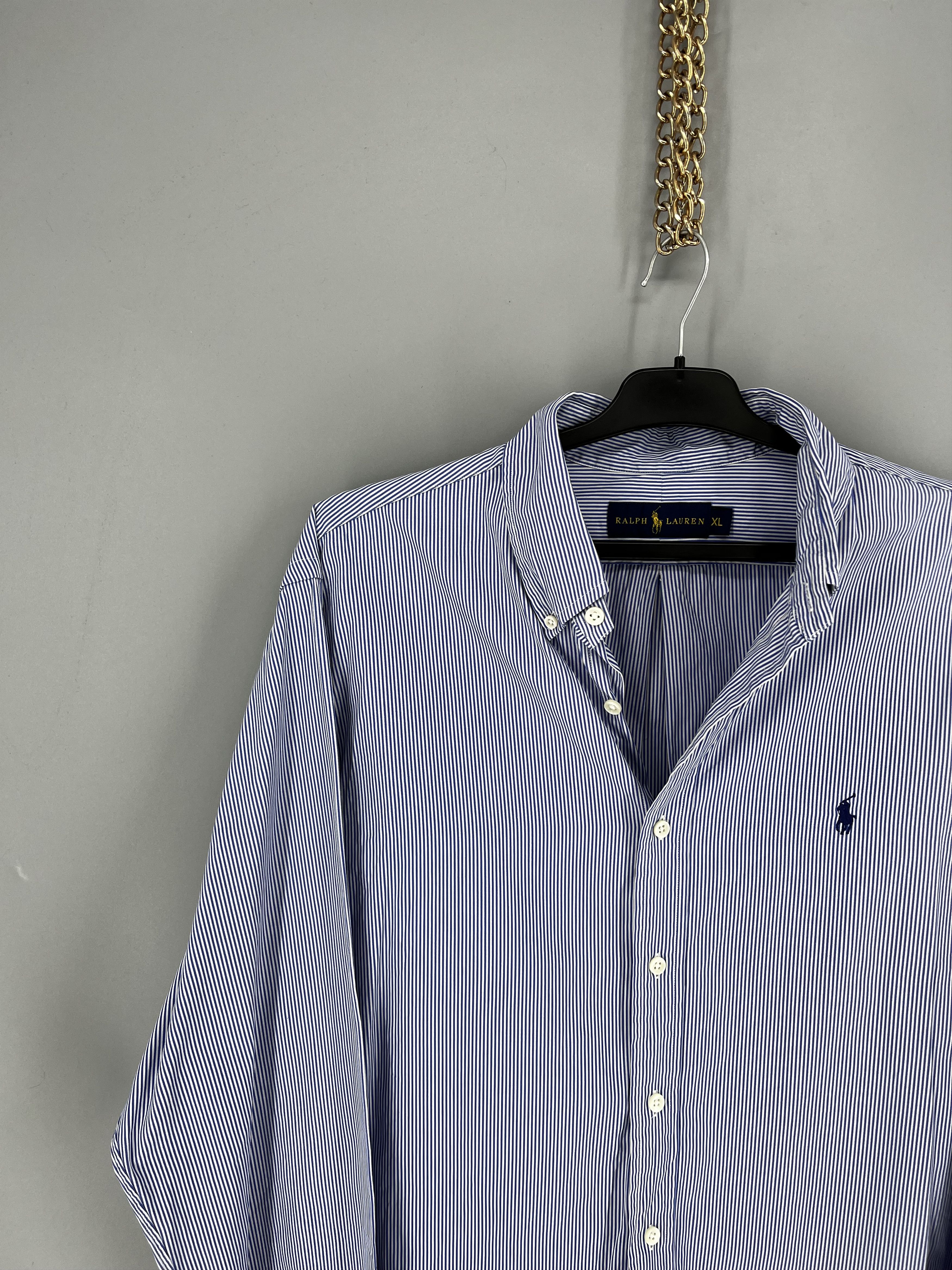 Polo Ralph Lauren Vintage Striped Shirt Polo Ralph Lauren Size XL Rare Size US XL / EU 56 / 4 - 4 Thumbnail