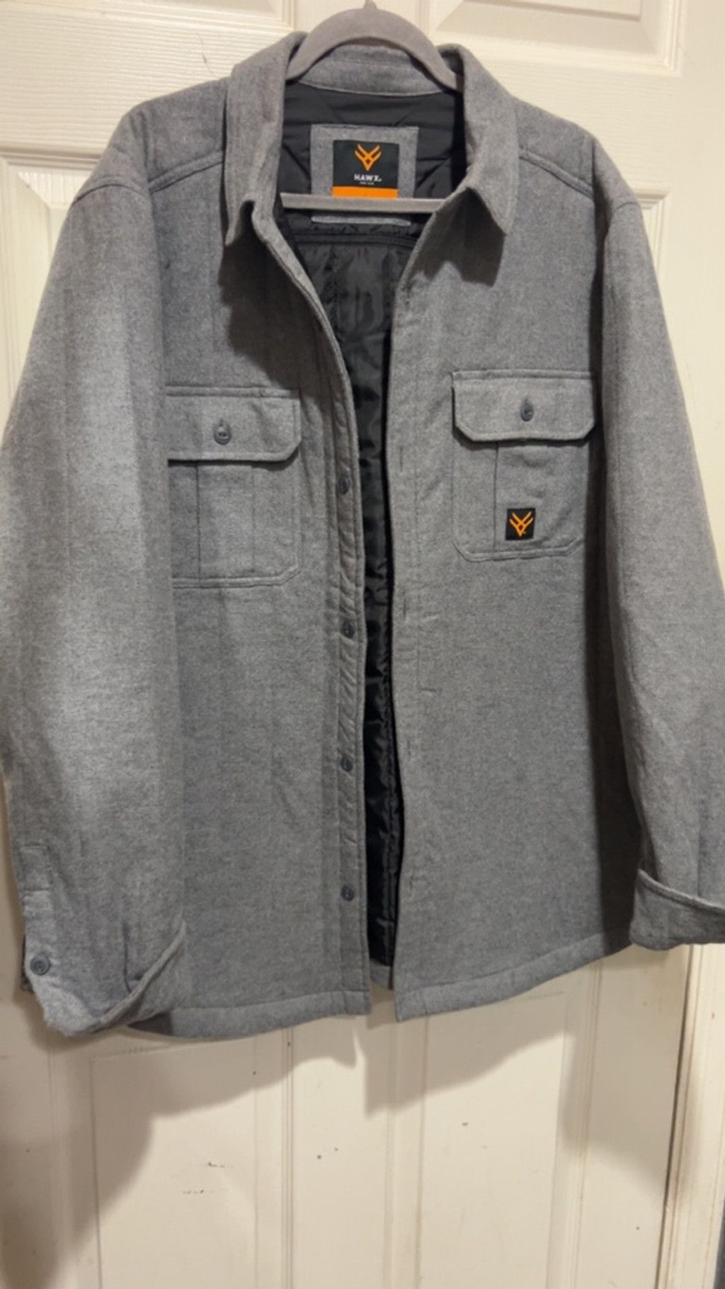 Other Men's HAWX Gray Lightweight Shirt Jacket L with Black Lining Size US L / EU 52-54 / 3 - 1 Thumbnail