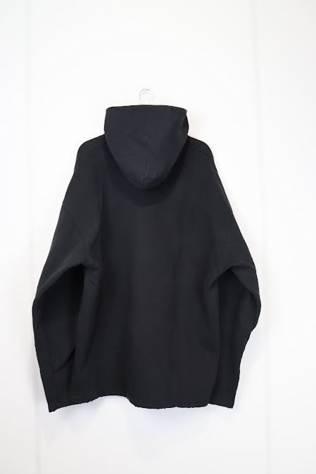 Balenciaga o1rshd Free Medium Molleton No Rib Hoodie in Black/White Size US M / EU 48-50 / 2 - 13 Thumbnail