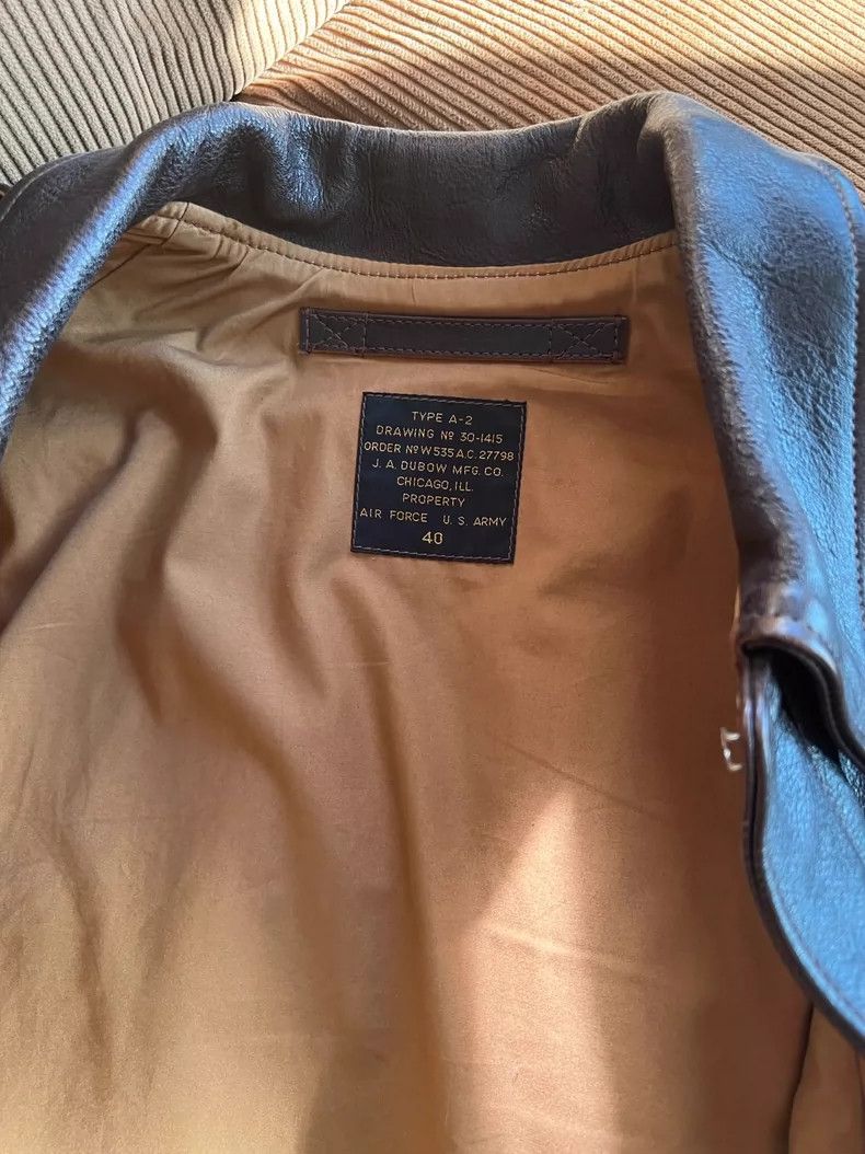 The Real McCoy's the real mccoys Size 40Horsehide A2 Leather Jacket Size US M / EU 48-50 / 2 - 2 Thumbnail