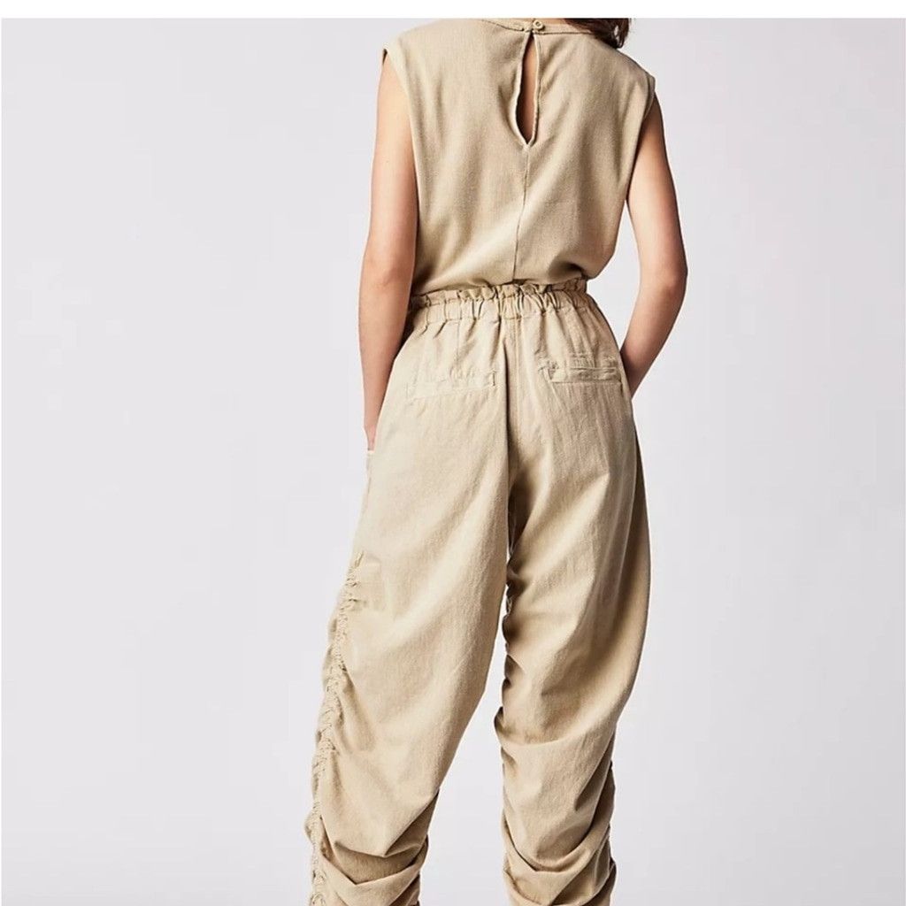 Free People Free People Mixed Media One Piece in Sand Jam, Size: XS Size 25" / US 0 / IT 36 - 2 Thumbnail
