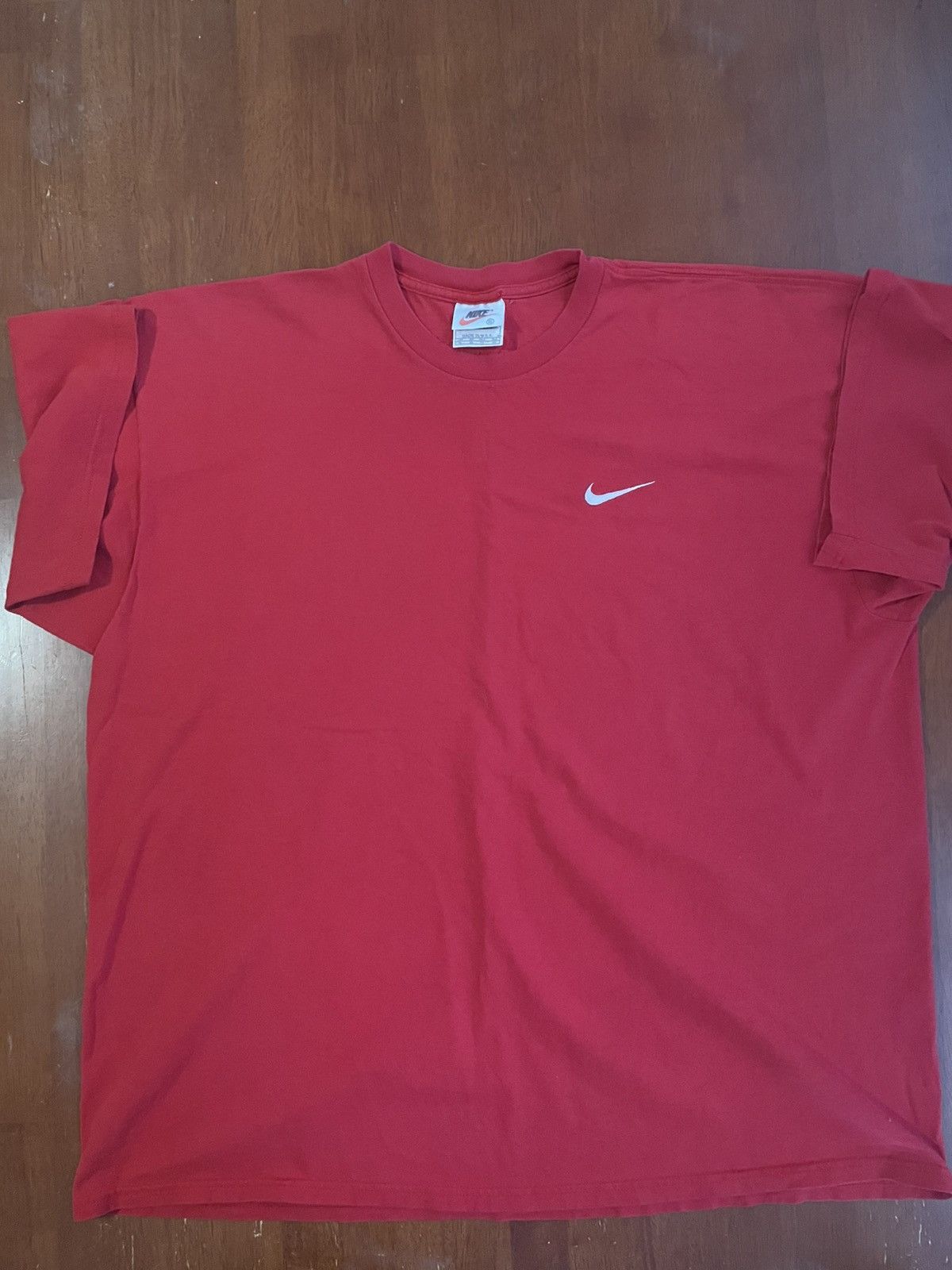 Nike Vintage 90s Made in USA Nike Big Block USA Logo Tee Size 2XL Size US XXL / EU 58 / 5 - 1 Thumbnail