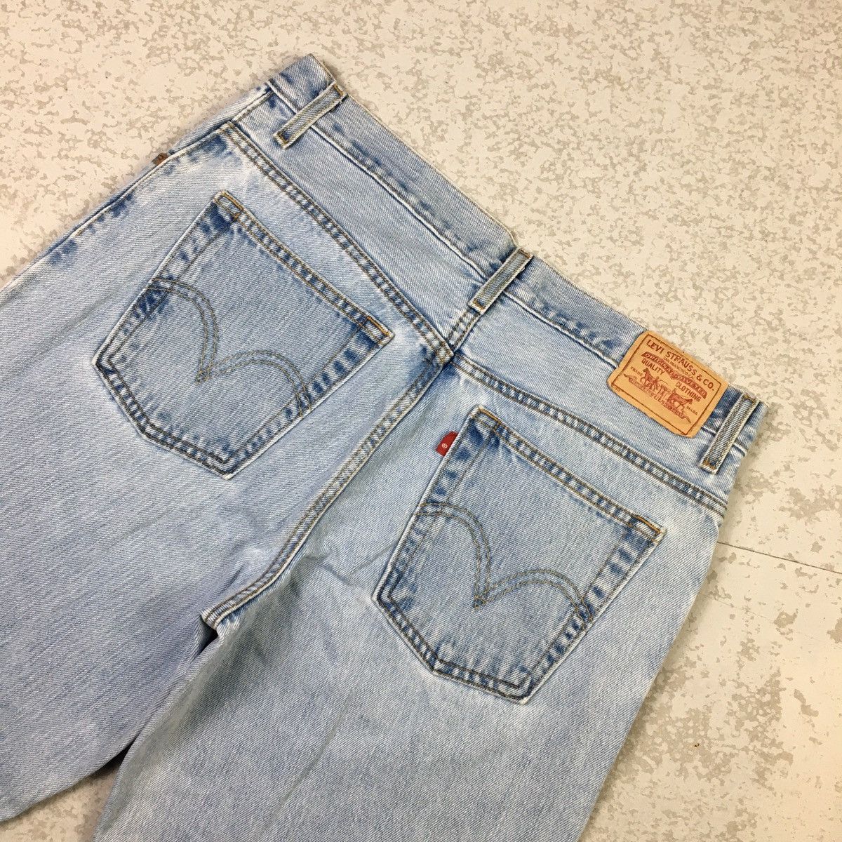 Levi's × Vintage Levis 550 Relaxed Tapered Vintage Y2K Jeans Size US 34 / EU 50 - 6 Thumbnail