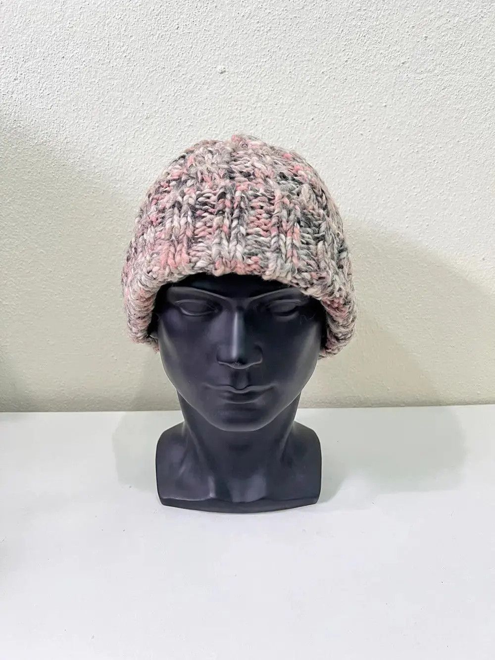 Japanese Brand Japanese Knit Multicolour Beanie Hat Size ONE SIZE - 2 Thumbnail