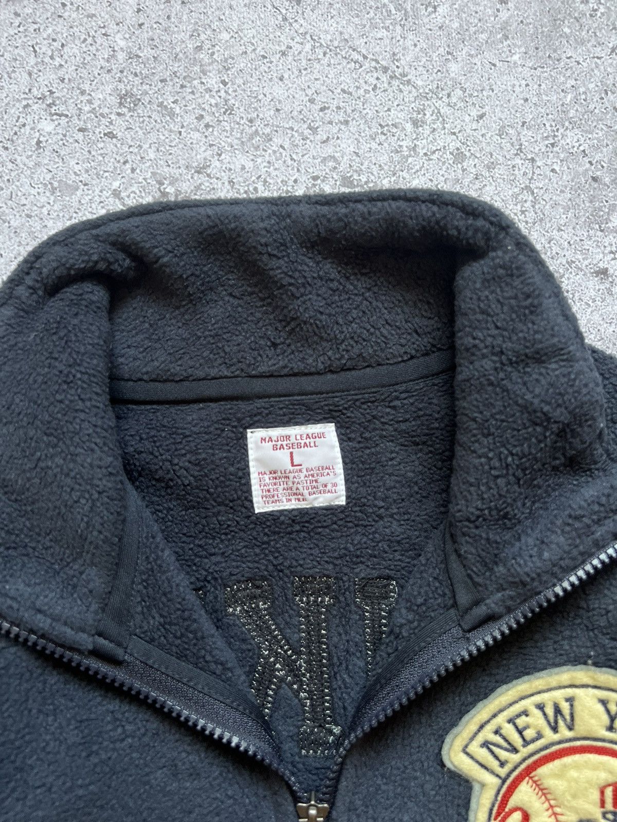 MLB Vintage MLB New York Yankees Fleece Sweater Half Zip Size US L / EU 52-54 / 3 - 9 Thumbnail