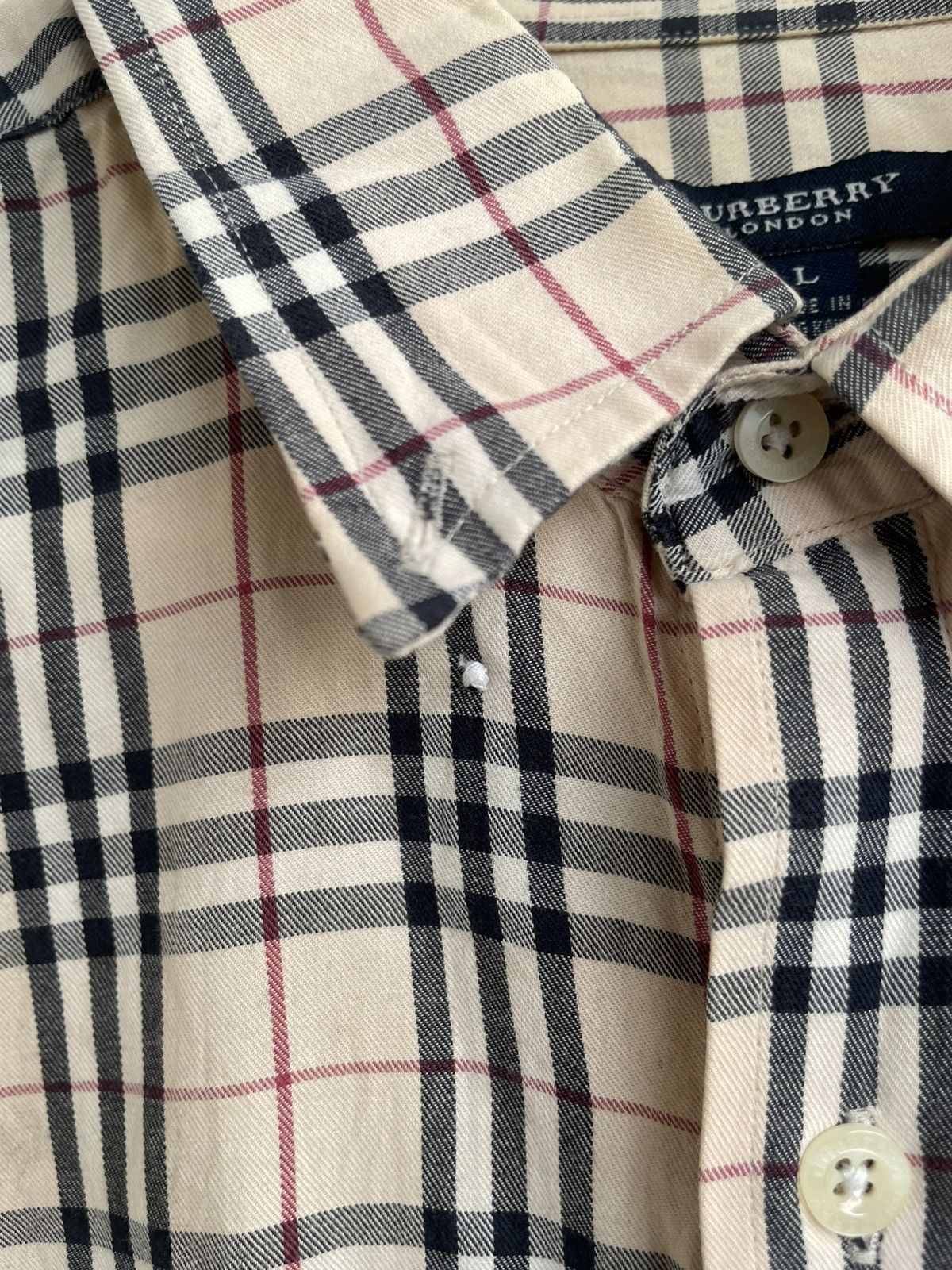 Burberry Vintage Burberry Plaid Shirt Embroidery Novacheck Hysteric Size US XL / EU 56 / 4 - 4 Thumbnail