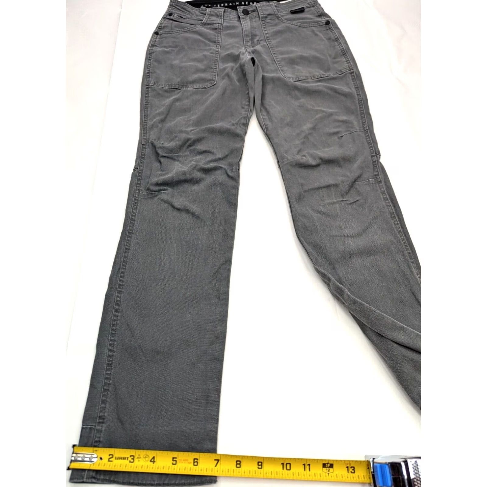 Wrangler Wrangler All Terrain Gear Hiking Pants Women 4 Gray Nylon Spandex Cotton 27x30 Regular Straight Pants Women 4 Size 27" / US 4 / IT 40 - 2 Thumbnail