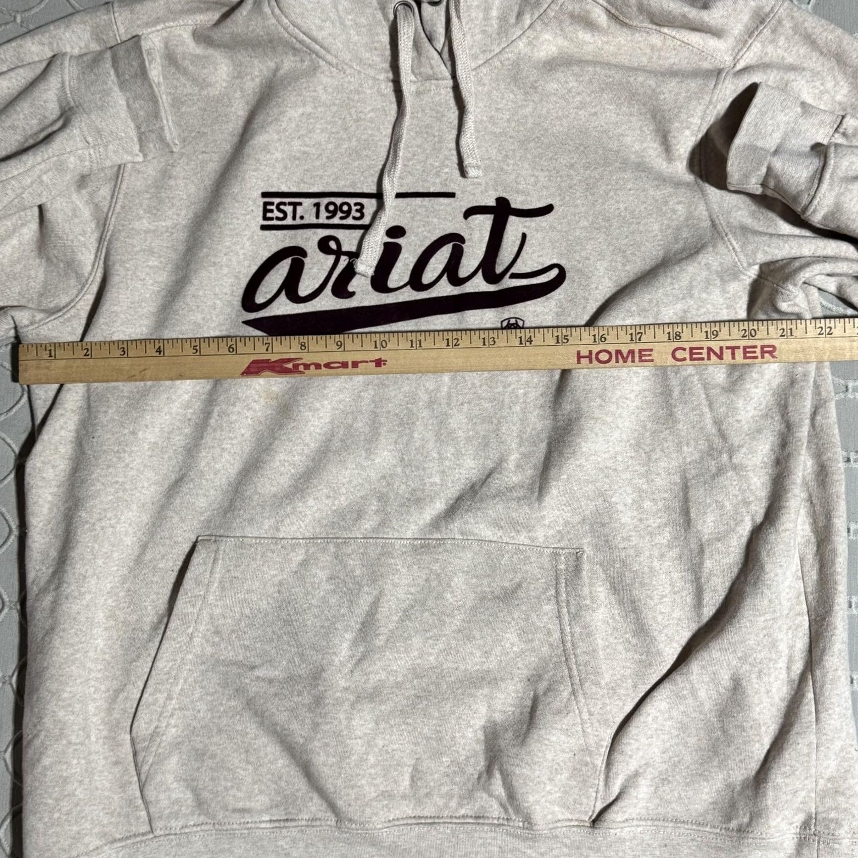 Ariat Ariat Hoodie Mens XL Gray Pullover Sweatshirt EST 1993 Logo Western Casual Size US XL / EU 56 / 4 - 6 Thumbnail