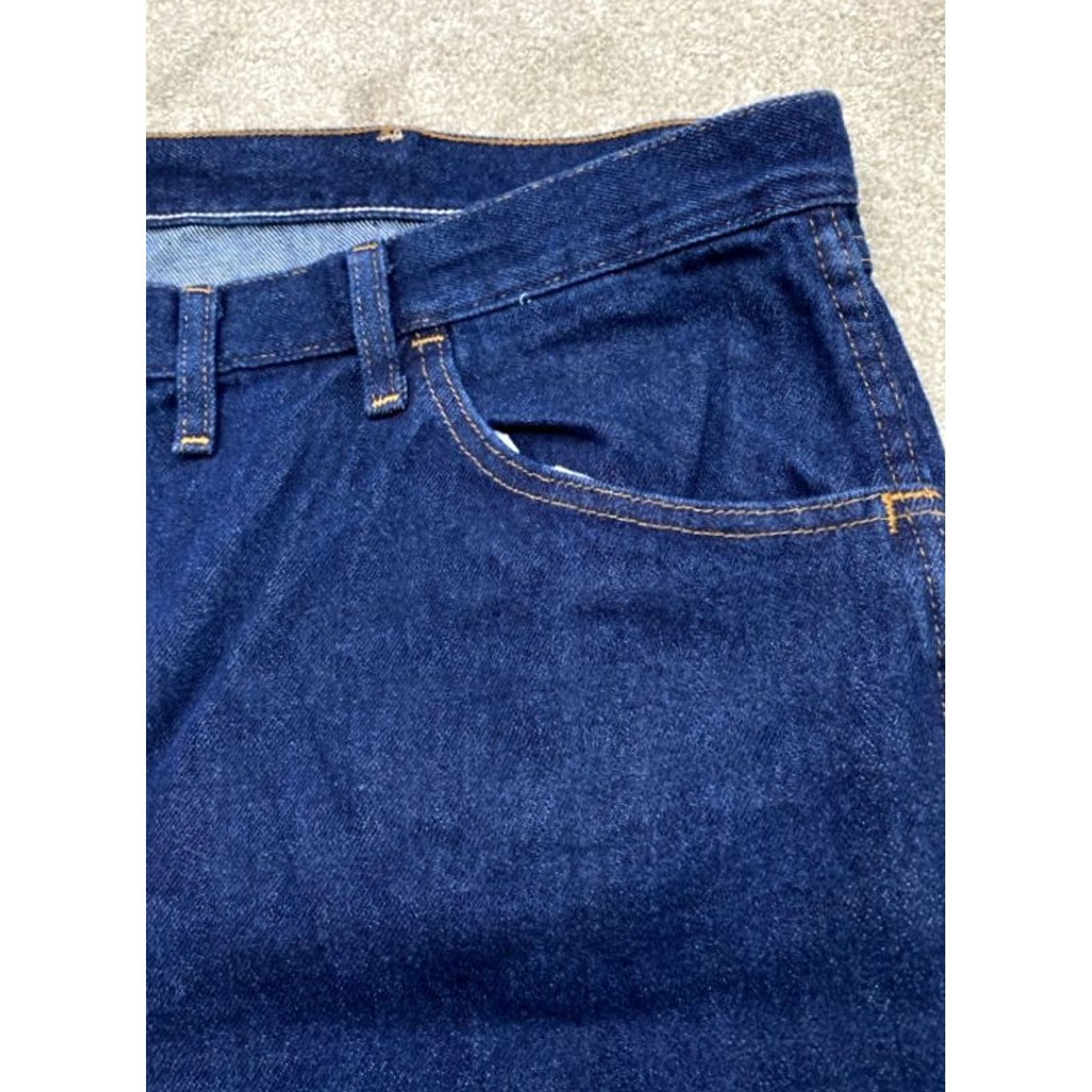 Wrangler Wrangler Jeans Mens 44x30 Blue Denim Regular Fit Straight Leg Big & Tall NWT JavaScript Size US 44 / EU 60 - 4 Thumbnail
