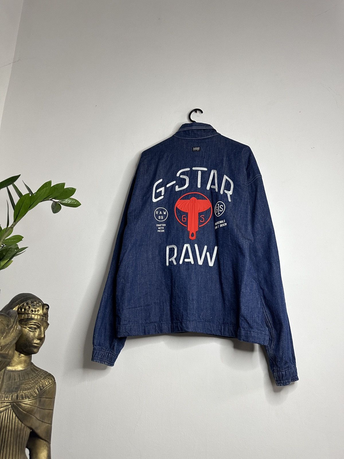 G-Star G Star Raw Embroidered Denim Jacket E Coach Size US L / EU 52-54 / 3 - 1 Thumbnail