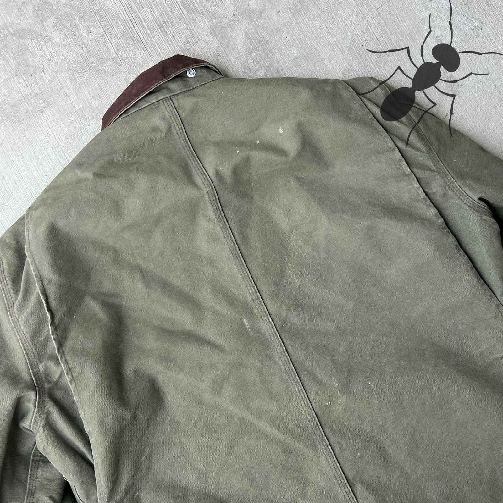 Carhartt × Vintage Carhartt C61 ARG green chore work wear jacket Size US L / EU 52-54 / 3 - 11 Thumbnail