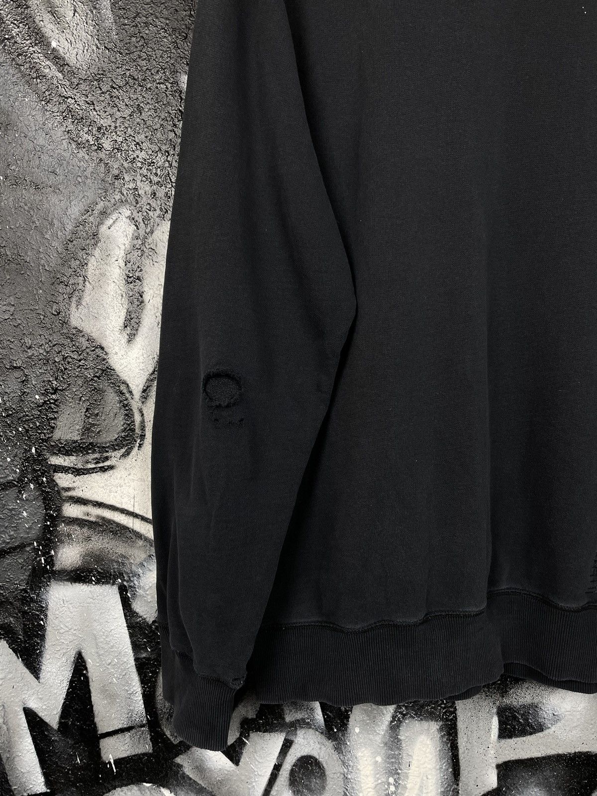 Designer × Diesel Diesel Graphic Print Wolf Distressed Sweatshirt Men’s Size US XL / EU 56 / 4 - 8 Thumbnail