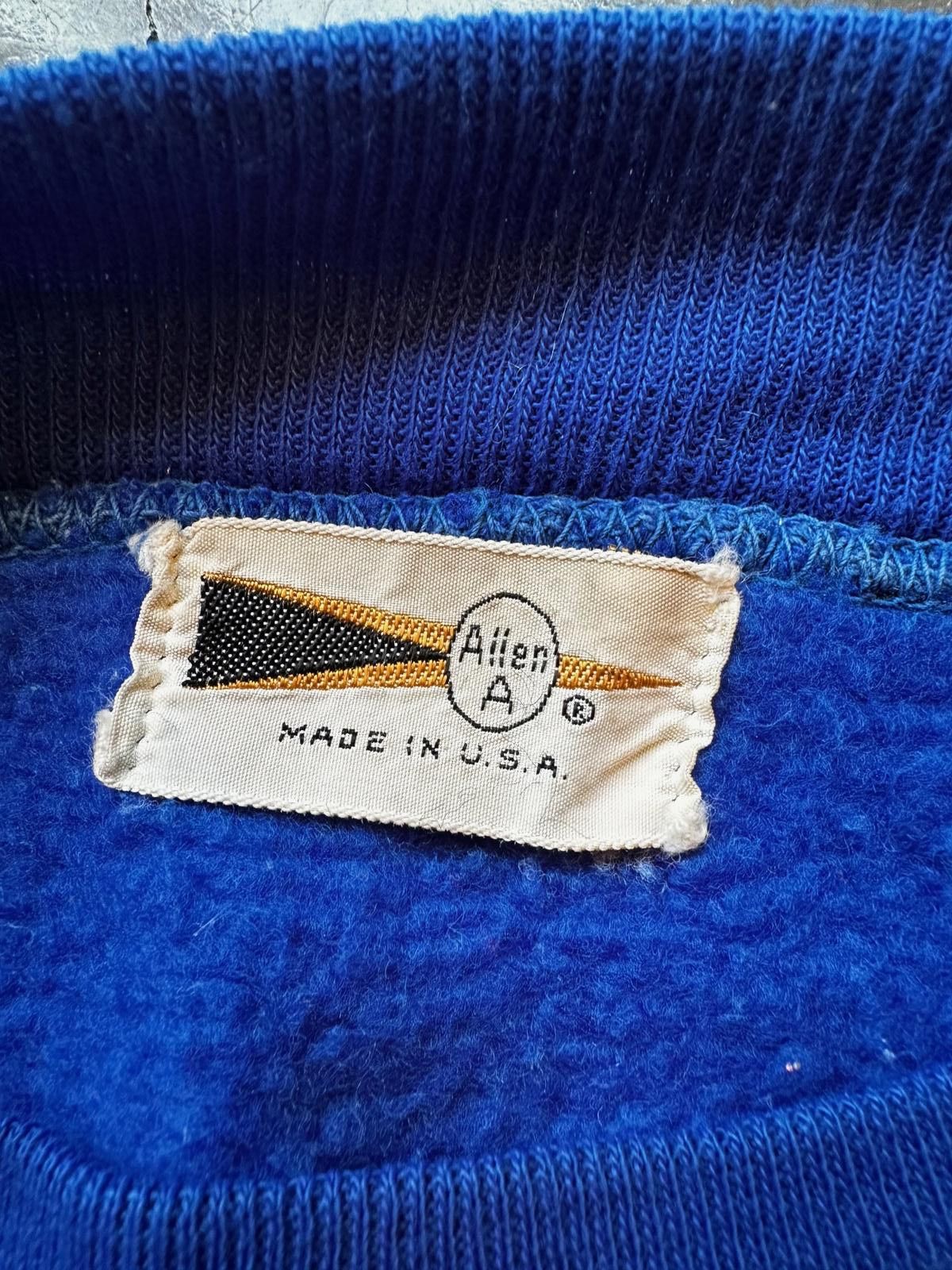 Other Vintage Allen A Blue Short Sleeve Sweatshirt USA Size US M / EU 48-50 / 2 - 3 Thumbnail