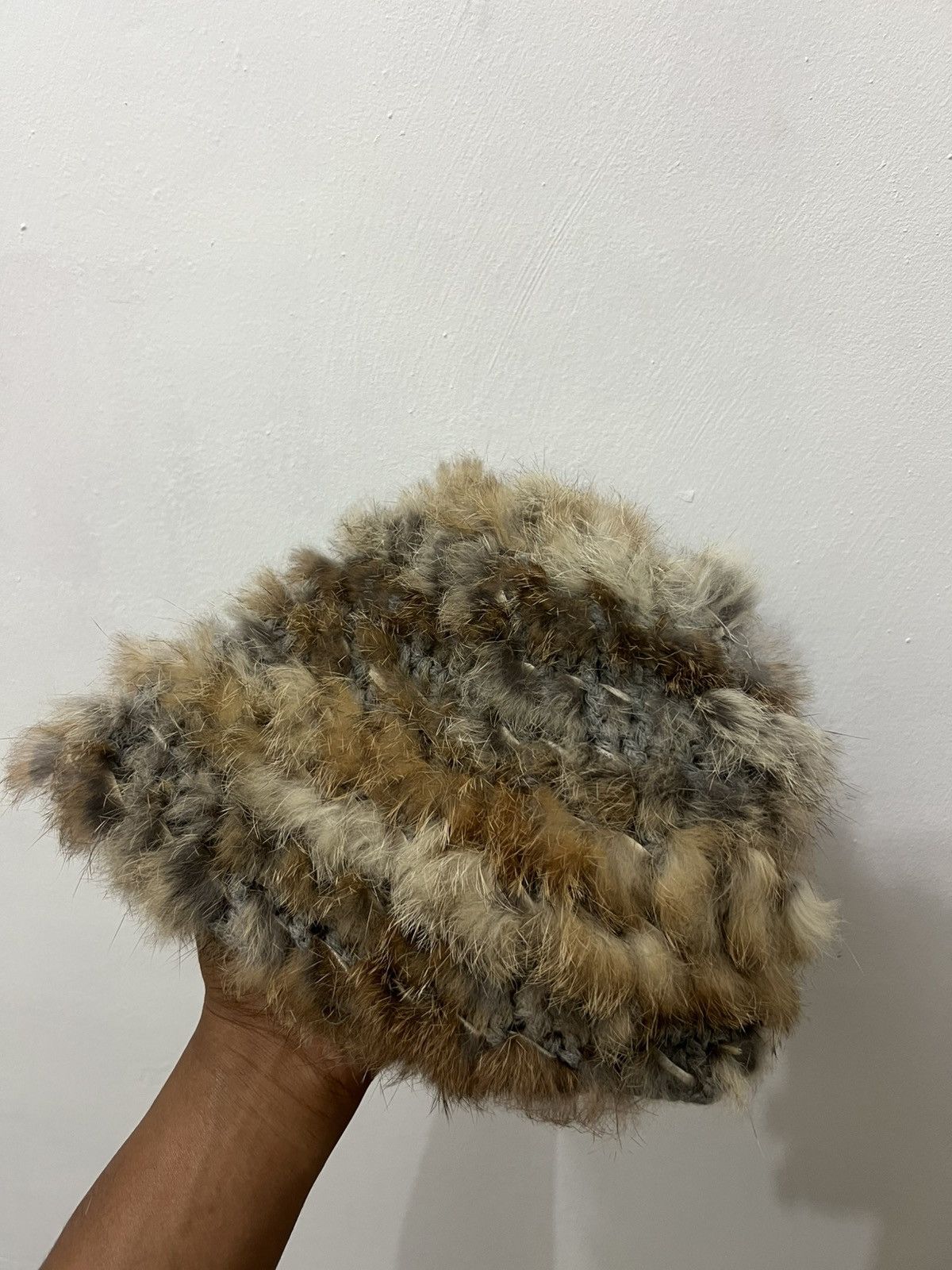 Japanese Brand Mohair Faux Fur Hat Size ONE SIZE - 8 Thumbnail