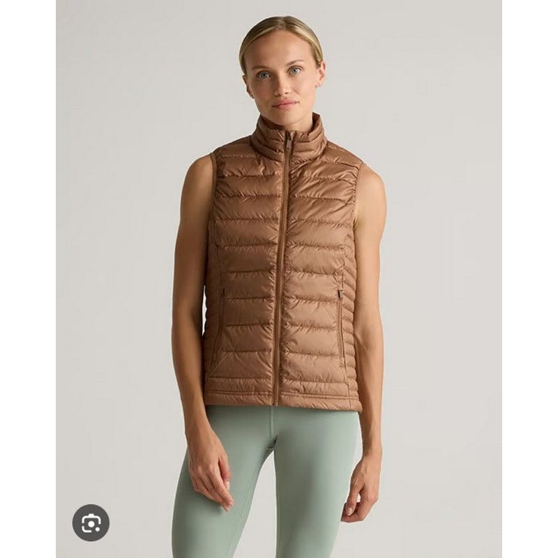 Quince Quince Siena Brown Down Packable Puffer Vest Size M Size M / US 6-8 / IT 42-44 - 1 Thumbnail