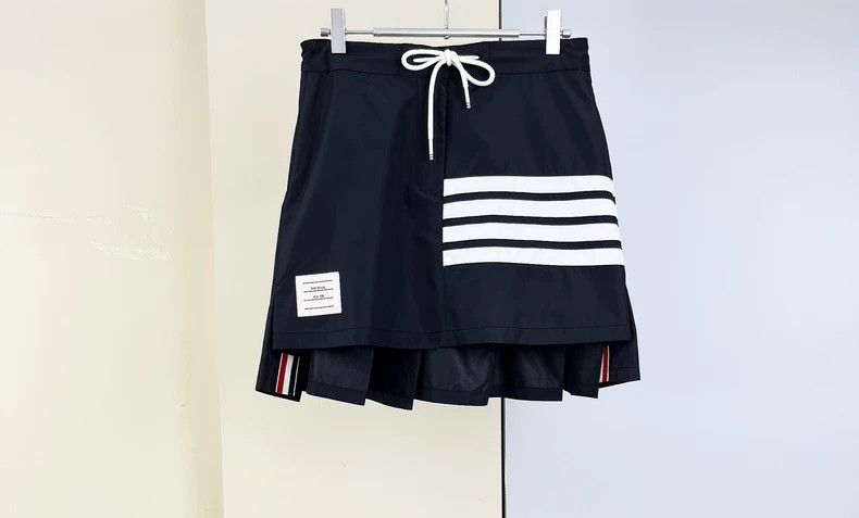 Thom Browne ThomBrowne Striped Hem Mini Skirt - dmc Size US 30 / EU 46 - 1 Thumbnail