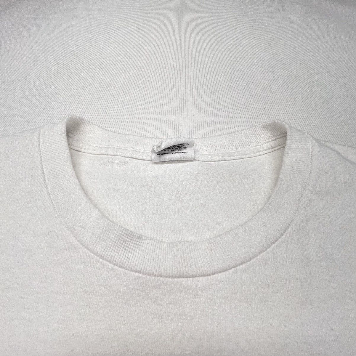 Fuck The Population FTP 10 Years Tee Shirt White Logo Anniversary Size US L / EU 52-54 / 3 - 6 Thumbnail