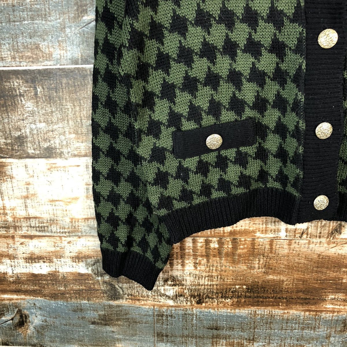 Homespun Knitwear × Japanese Brand Still Life japan Green cardigan Knitwear #A1554 Size M / US 6-8 / IT 42-44 - 7 Thumbnail