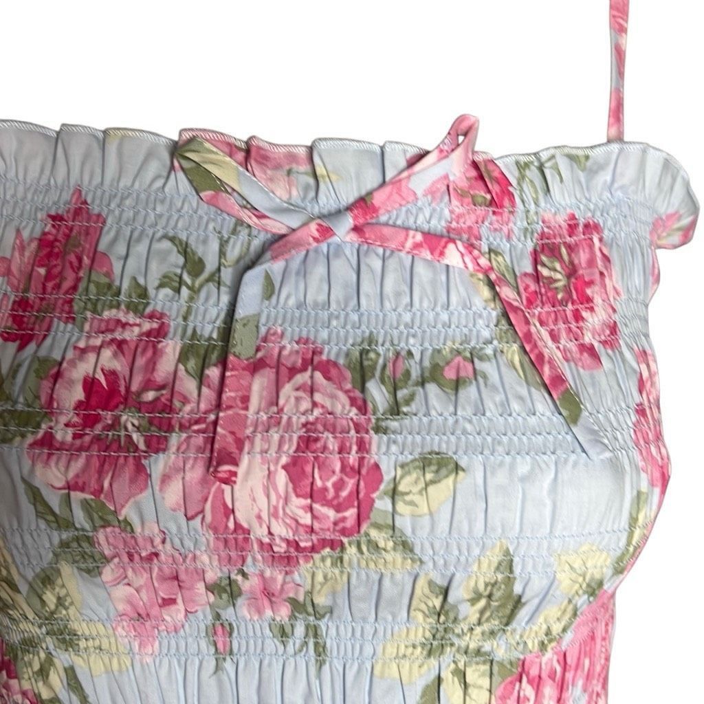 Other NWT WAYF Smock Tube Top and Maxi Tiered Skit Set Floral (011) Size XS / US 0-2 / IT 36-38 - 6 Thumbnail