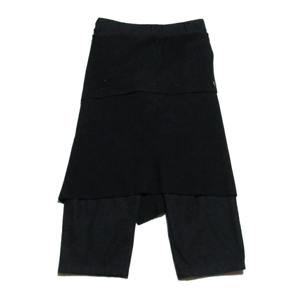 Yohji Yamamoto Yohji Yamamoto POUR HOMME Knit Layered Wide Pants Size US 35 - 2 Thumbnail