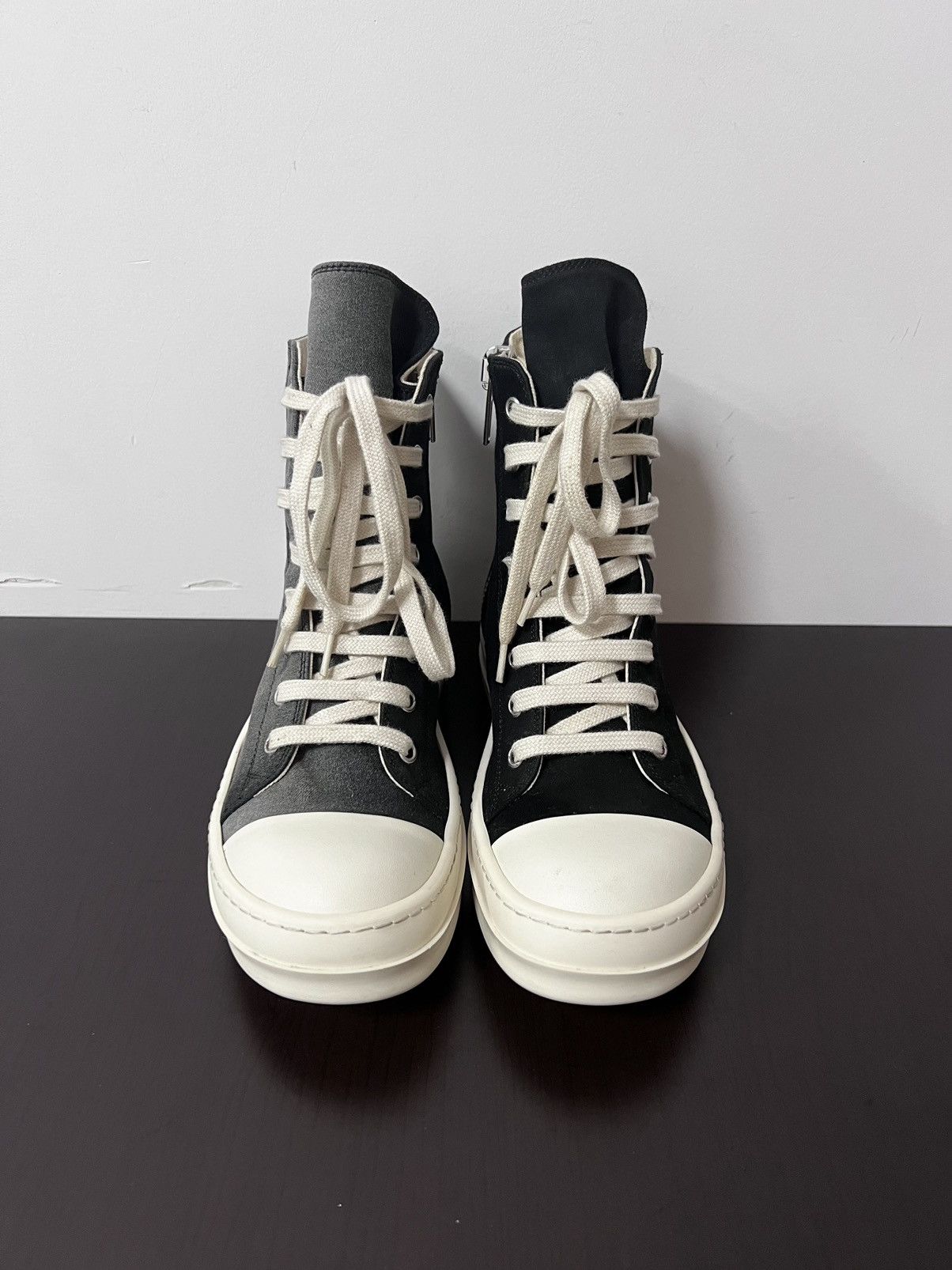 Rick Owens Drkshdw Rick owens drkshdw gradient ramones high top sneakers sz35.5 Size US 5.5 / IT 35.5 - 3 Thumbnail