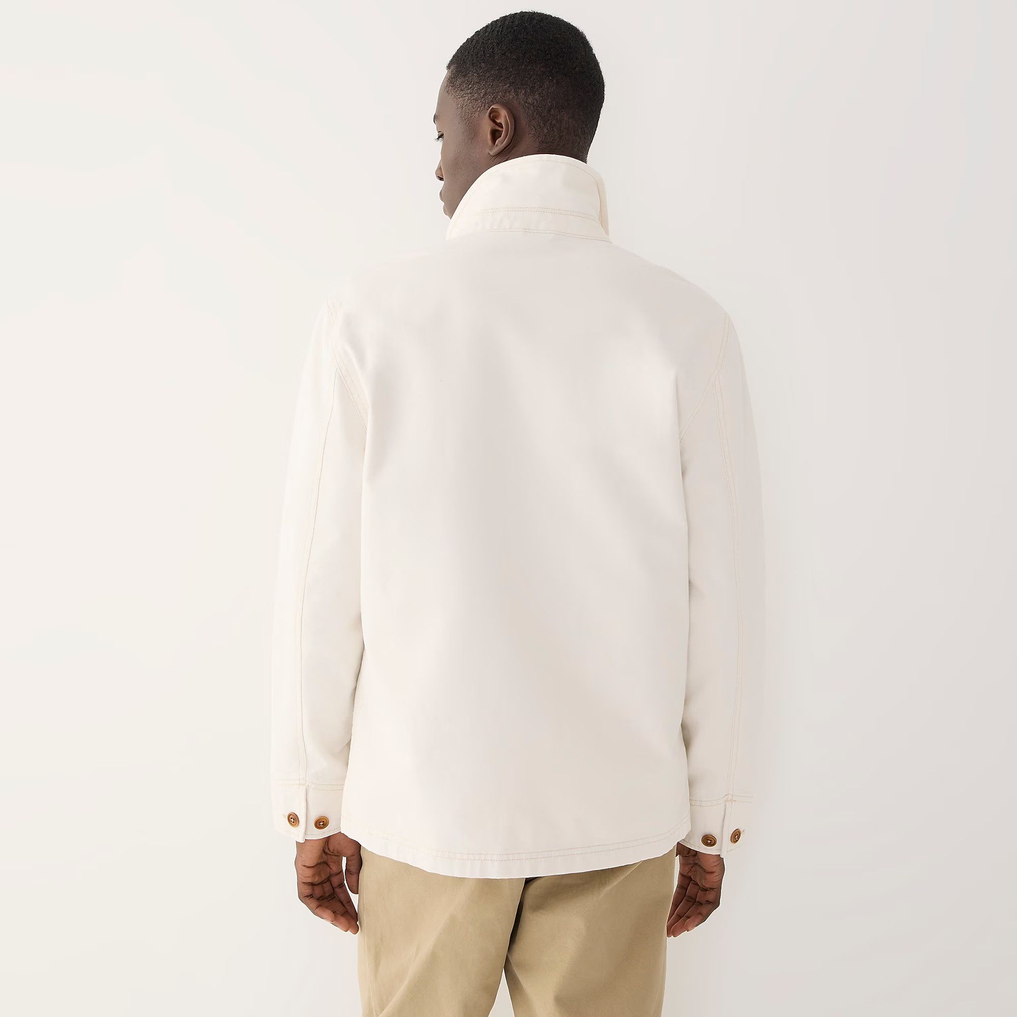 J.Crew × Wallace & Barnes J.Crew Wallace & Barnes lightweightTwill Chore Jacket Ecru Size US S / EU 44-46 / 1 - 7 Thumbnail