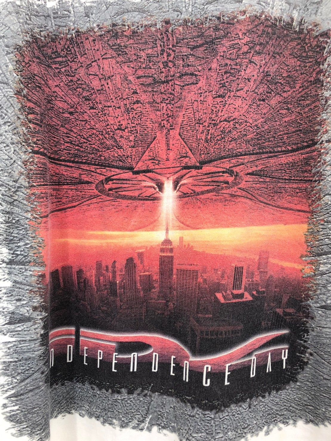 Vintage Vintage 90's Independence Day shirt ID4 Hollywood Video BN Size US XL / EU 56 / 4 - 3 Thumbnail