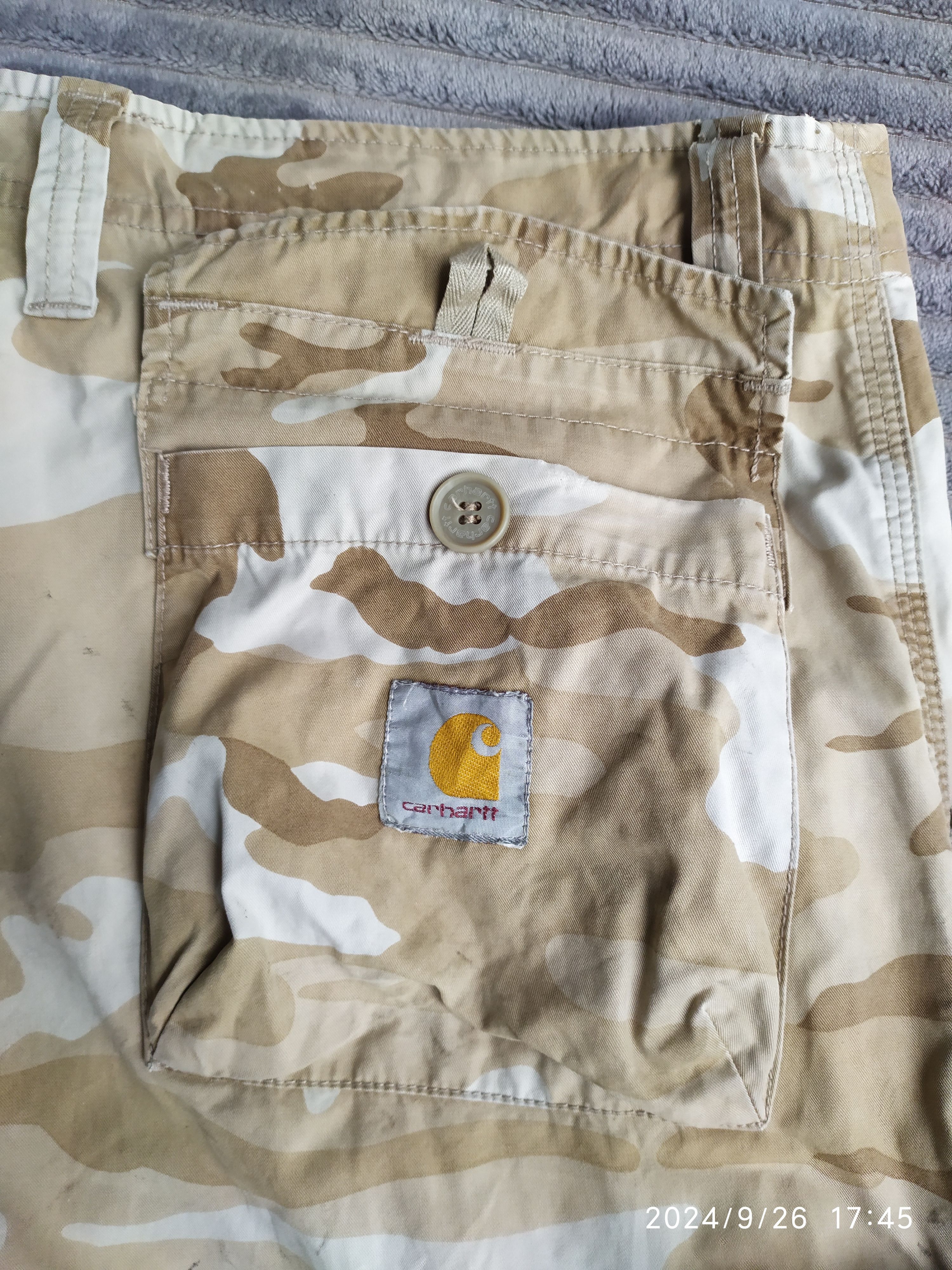 Carhartt × Vintage Carhartt distressed camo cargo pants Size US 38 / EU 54 - 4 Thumbnail