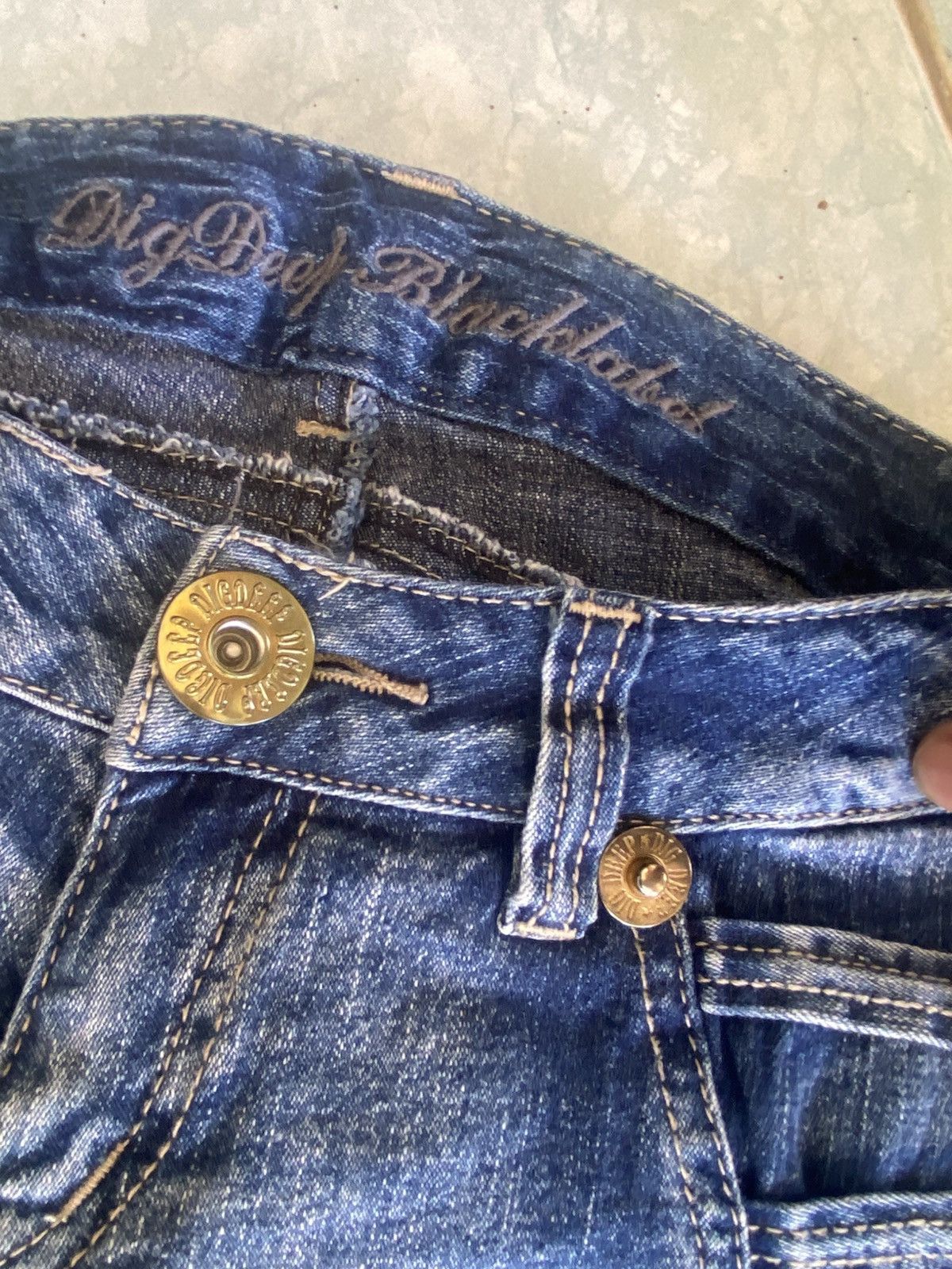 If Six Was Nine Dig Deef Distressed Punk Pants - look like hysteric glamour Size 31" - 8 Thumbnail