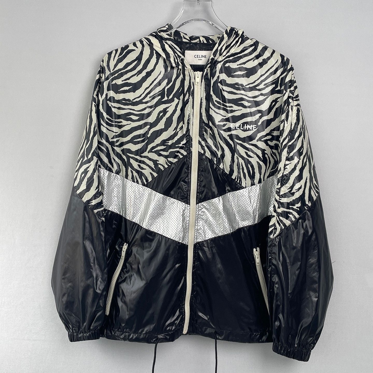 Celine Celine Tiger Print Zip Jacket Size 44 Size US S / EU 44-46 / 1 - 1 Thumbnail