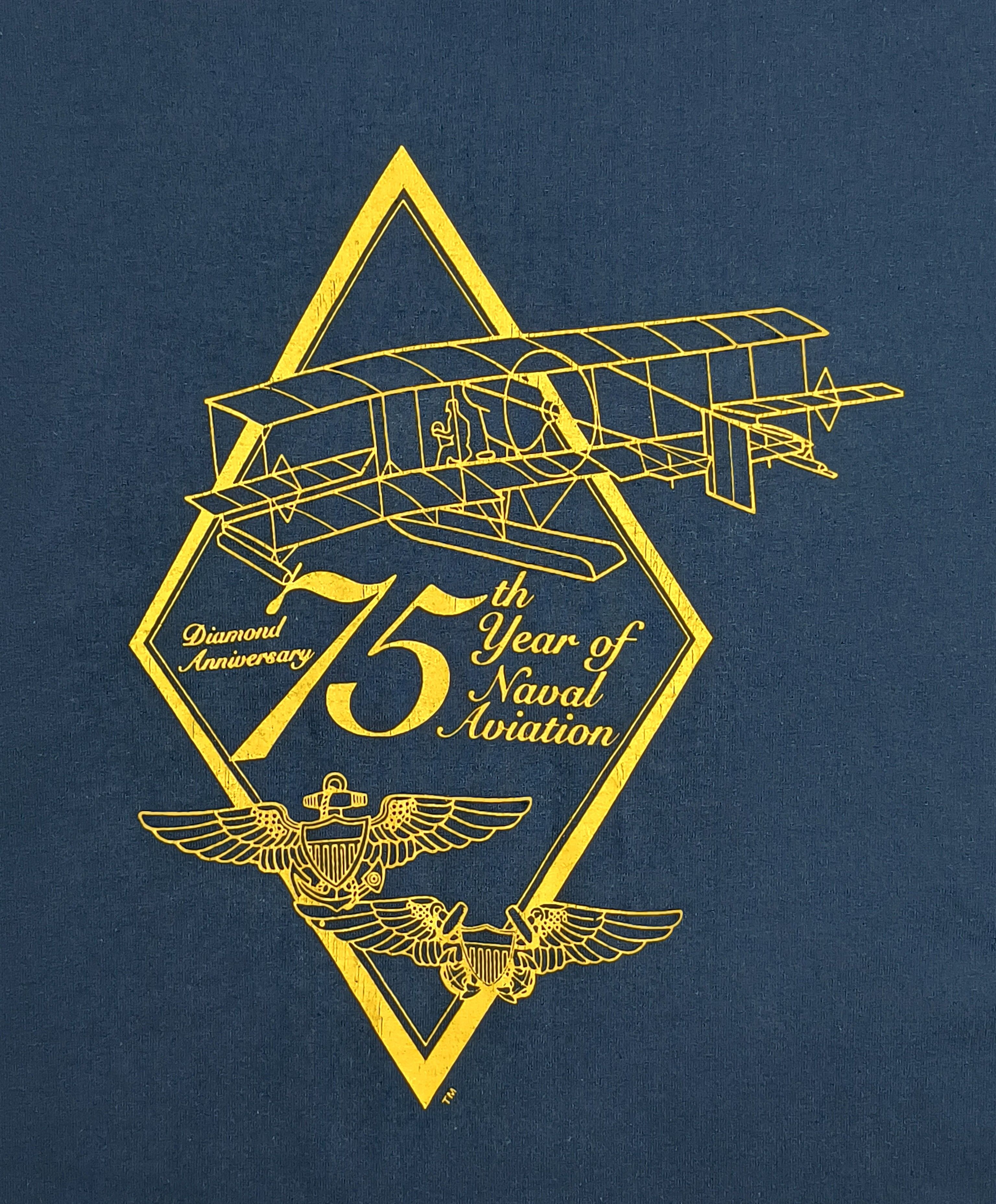 Other 75th anniversary naval aviation 1986 tee Size US L / EU 52-54 / 3 - 1 Thumbnail