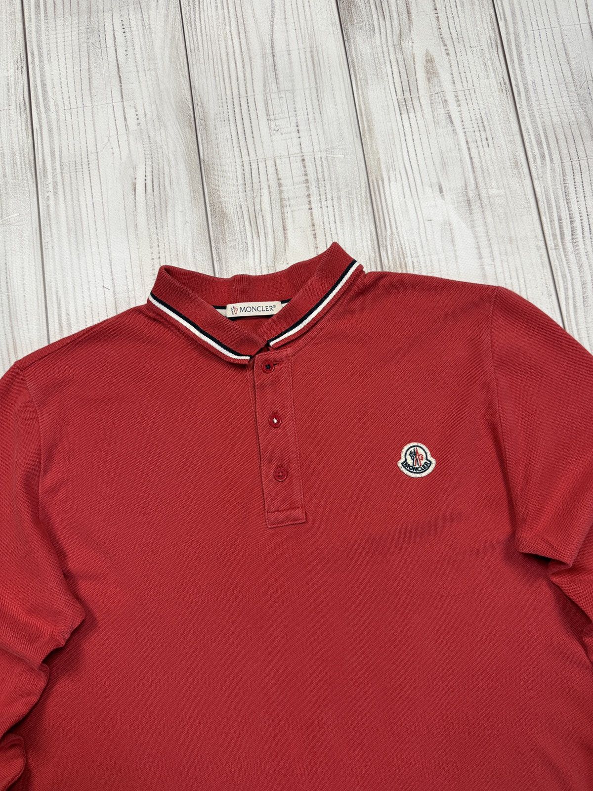 Moncler Moncler Polo Manica Lunga Longsleeve Luxury T Shirt Size US S / EU 44-46 / 1 - 3 Thumbnail
