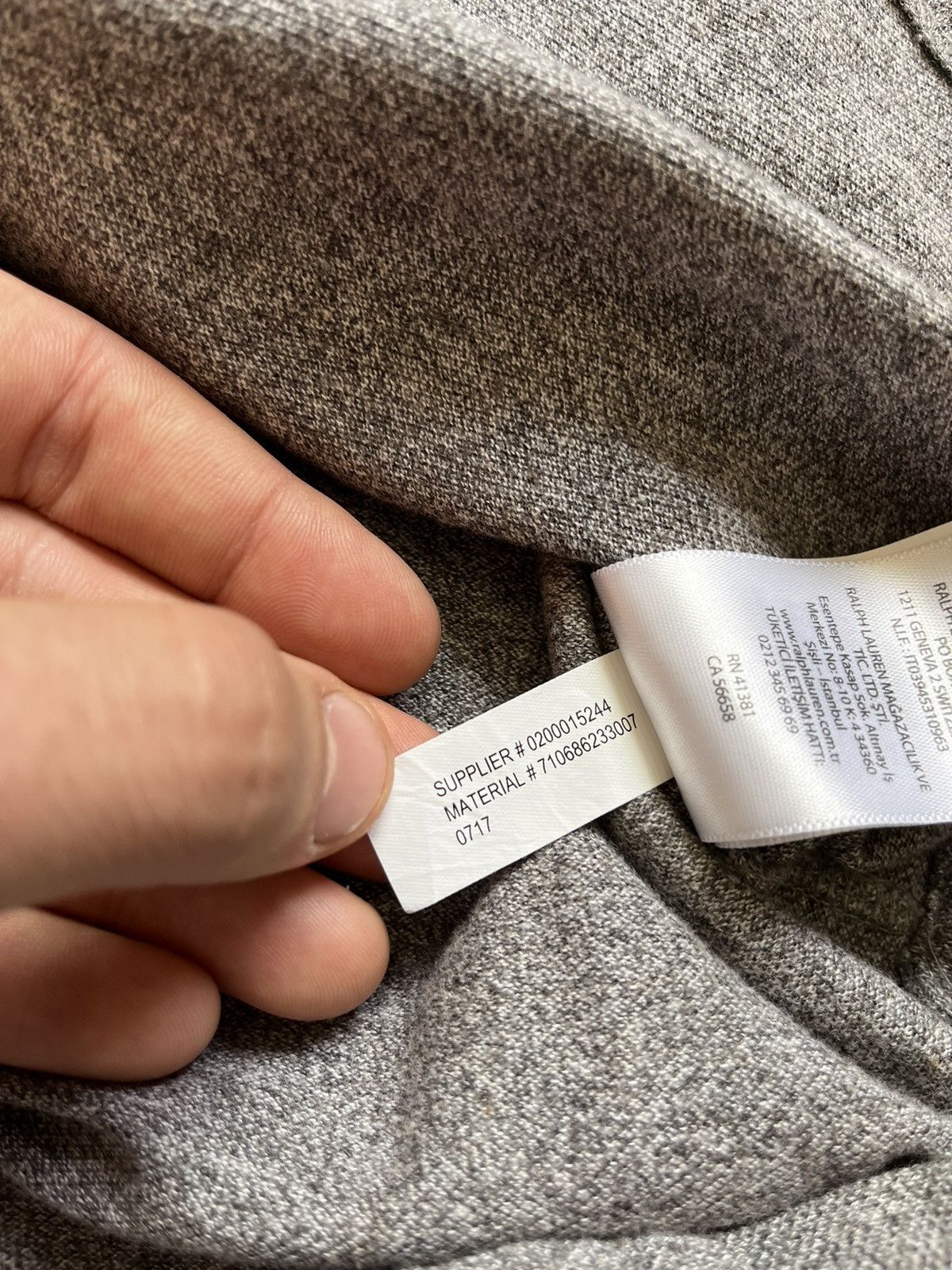 Polo Ralph Lauren Polo Ralph Lauren long sleeve polo shirt grey size M Size US M / EU 48-50 / 2 - 18 Thumbnail
