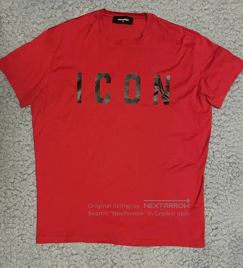 Dsquared2 dsquared2 Red Icon Short Sleeve T. Size US XL / EU 56 / 4 - 3 Thumbnail