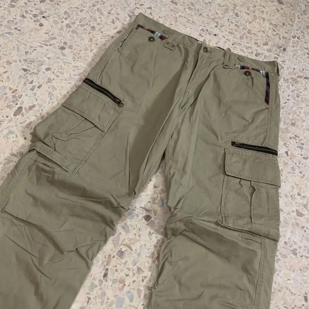 Tornado Mart W32 L32🔥 Y2K Garage Label Utility Suspenders Trousers Cargo Size US 32 / EU 48 - 2 Thumbnail
