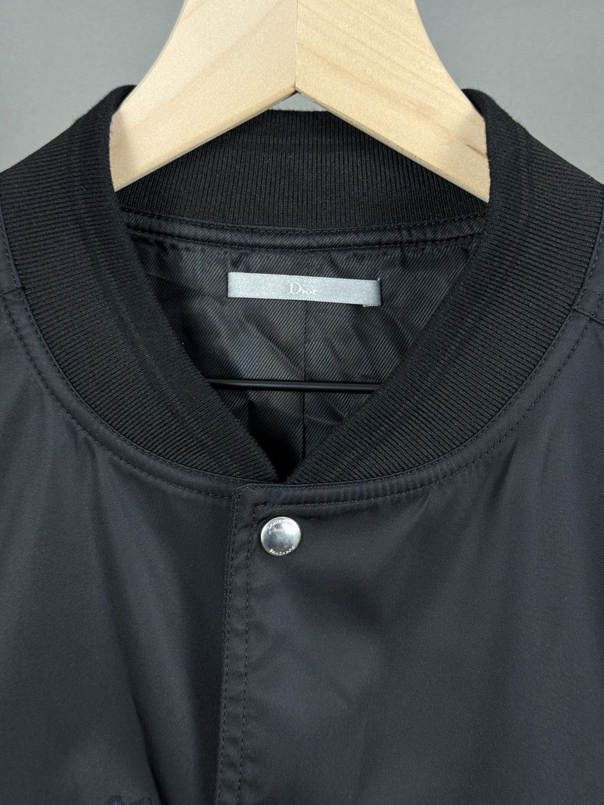 Dior DIORHomme Bee Embroidered Jacket For Men Black Size US M / EU 48-50 / 2 - 5 Thumbnail