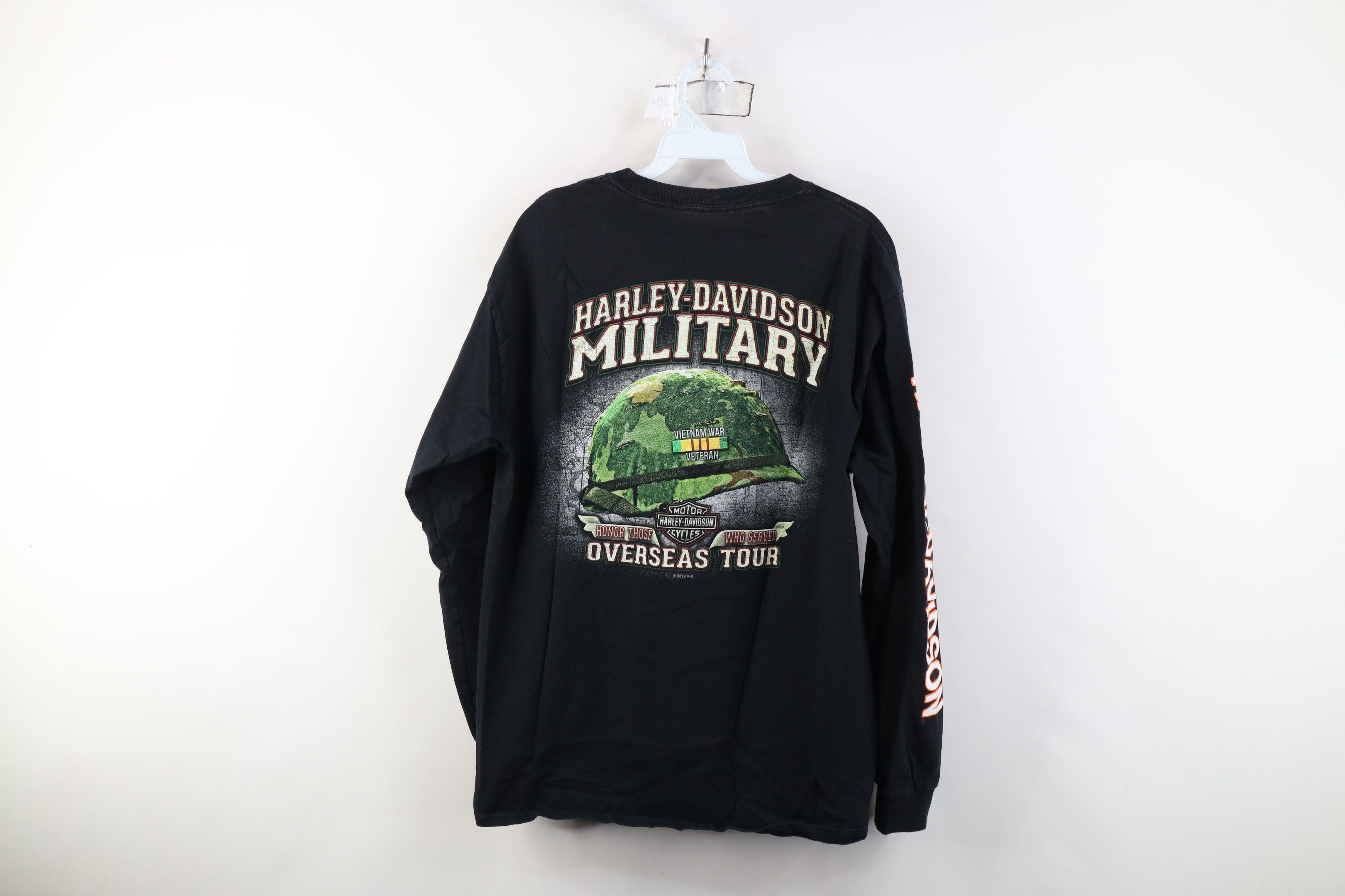 Harley Davidson Vintage Y2K Harley Davidson War Long Sleeve T-Shirt Black Size US L / EU 52-54 / 3 - 15 Thumbnail