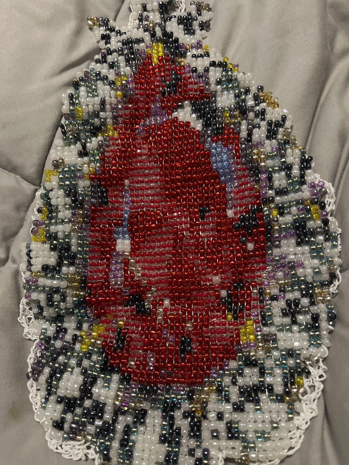 Vintage Yueqi Wi netted beaded bag. Authentic. Rare. Size ONE SIZE - 1 Thumbnail