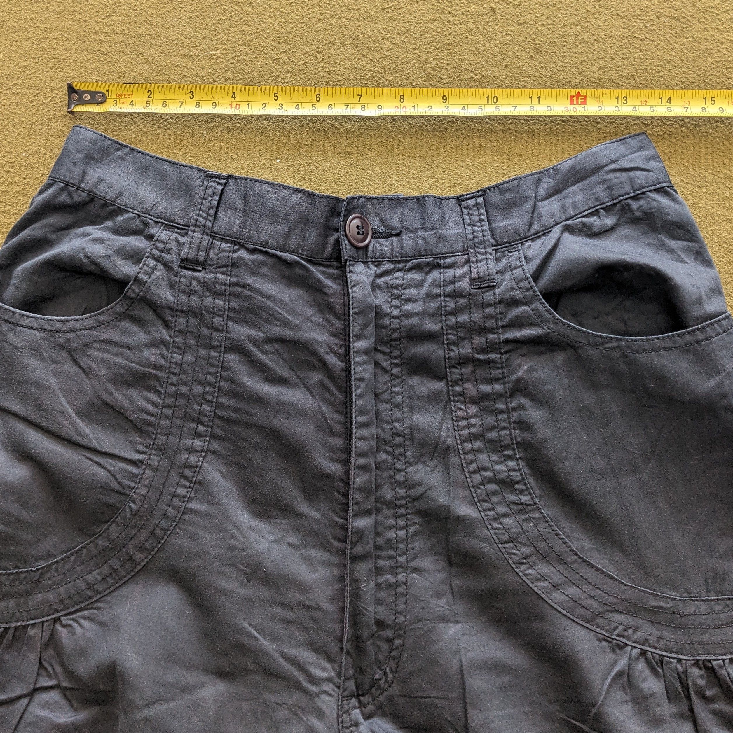 Japanese Brand Vintage Sunaokuwahara by Issey Miyake Buggy Pants Size US 29 - 5 Thumbnail